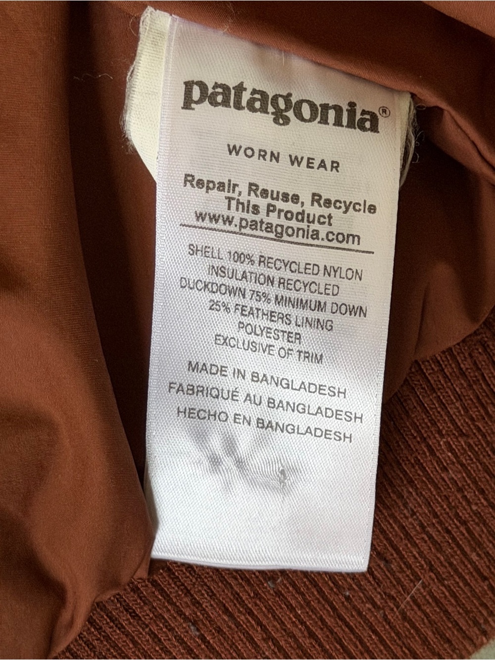 Patagonia Women’s Prow Bomber Jacket – Moccasin Brown – Size Medium – EUC - Picture 14 of 14